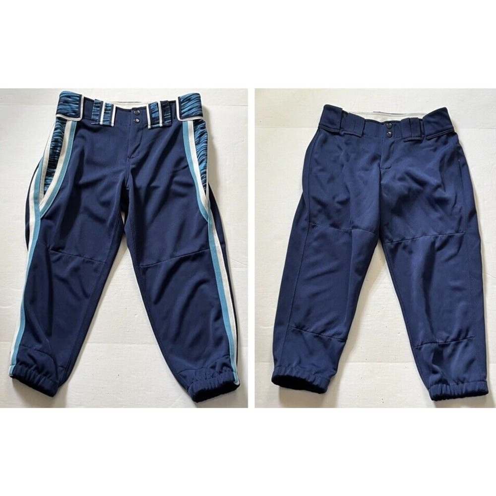BOOMBAH (2 Pairs) Softball Pants •Women Size 30 x 21• Blue Tiger Lot baseball